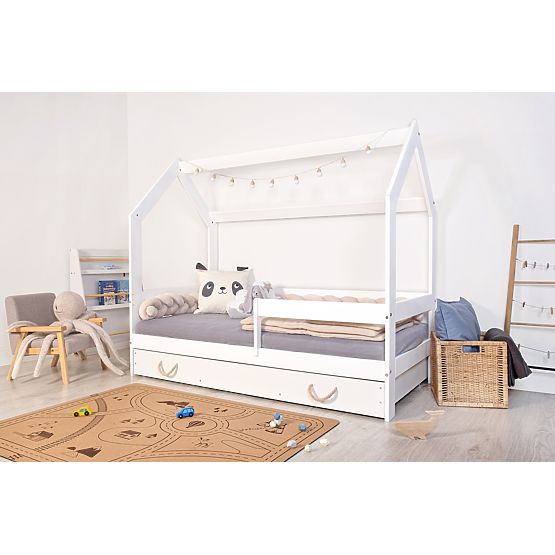 House Bed Lucky 160x80 - White