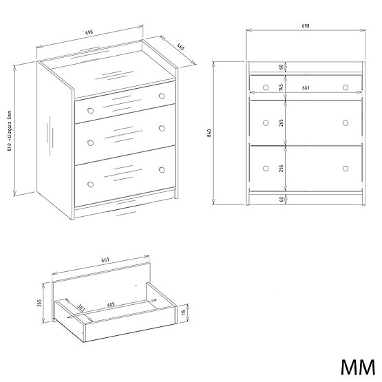 HOUSTON WHITE DRESSER