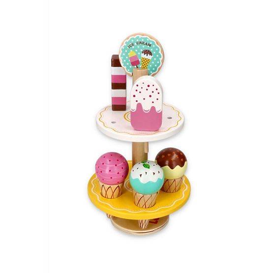 Ice cream set with stand