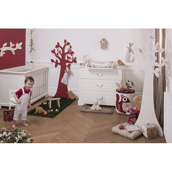 Ines Baby Cot - White