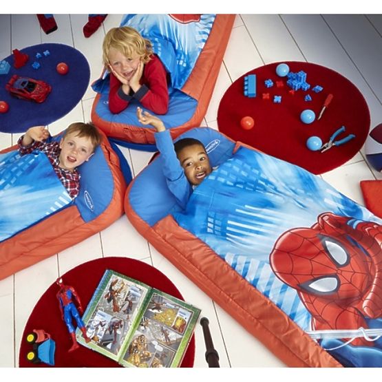 Inflatable Children's Bed 2-in-1 - Spider-Man
