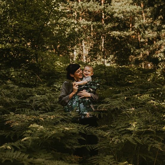 Insulated baby blanket Life in the forest