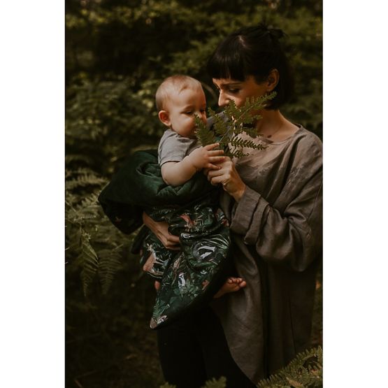 Insulated baby blanket Life in the forest
