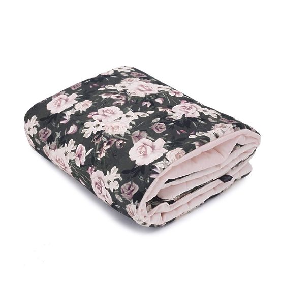 Insulated baby blanket Night flowers