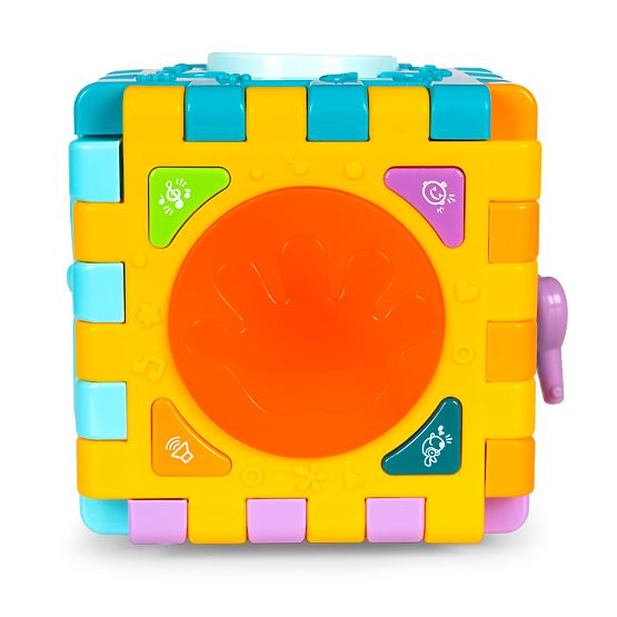 Interactive Educational Cube with Sorting and Sounds 6-in-1