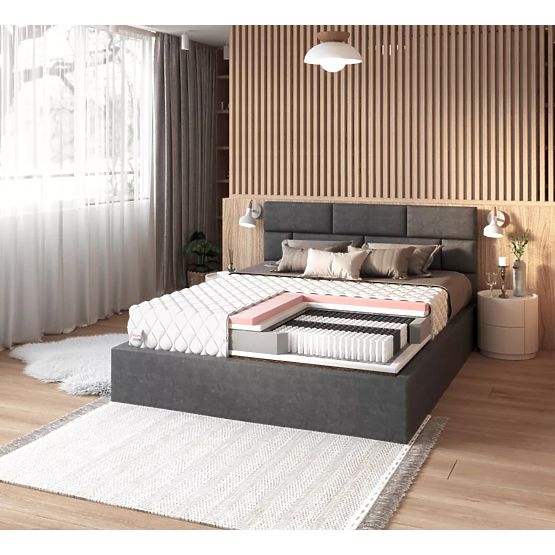 Pocket Spring Mattress Ivrea 90 x 200 cm