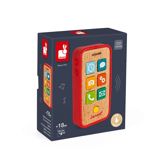 Janod Children's wooden mobile with sounds