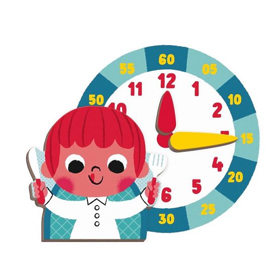 Janod Magnetibook Clock