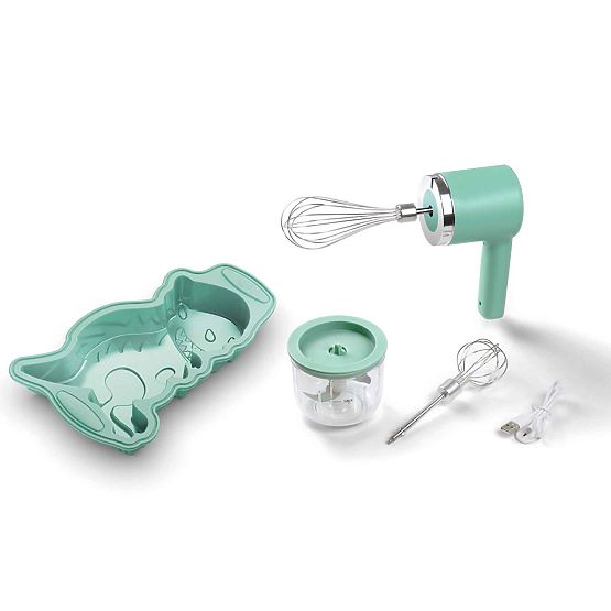 Jata Children's Mini Cordless Set 3 in 1 - Mixer, Chopper, and Mold