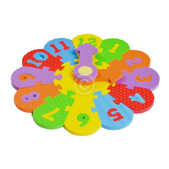 Jigsaw Puzzle Children's Play Mat - Clock