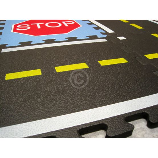 Jigsaw Puzzle Children's Play Mat - Racing Track