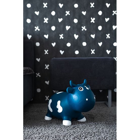 Jumping cow KIDZZFARM - Petrol