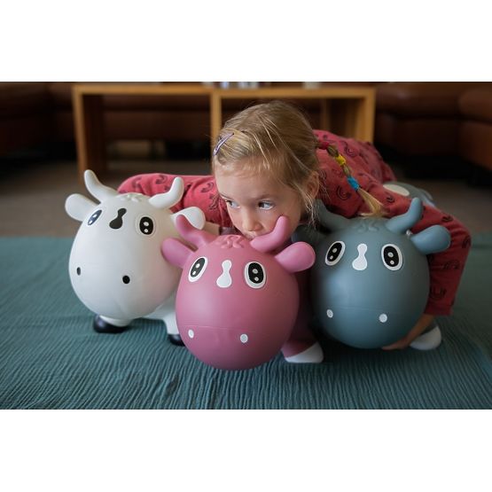 Jumping cow KIDZZFARM - Pink