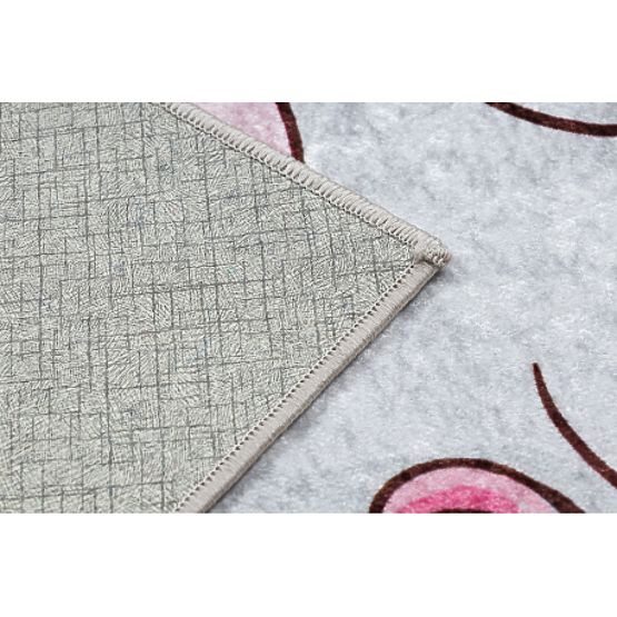 JUNIOR 51855.804 Washing Mat Unicorn, Clouds for Kids Anti-Slip - Pink