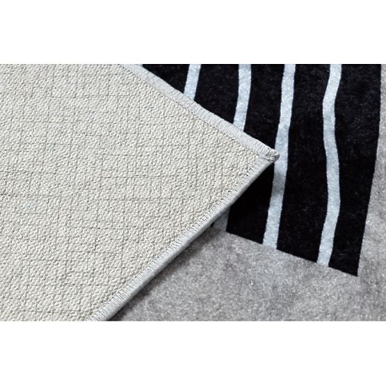 JUNIOR 51974.802 Washable Rug Bears, Animals for Children Anti-Slip - Grey