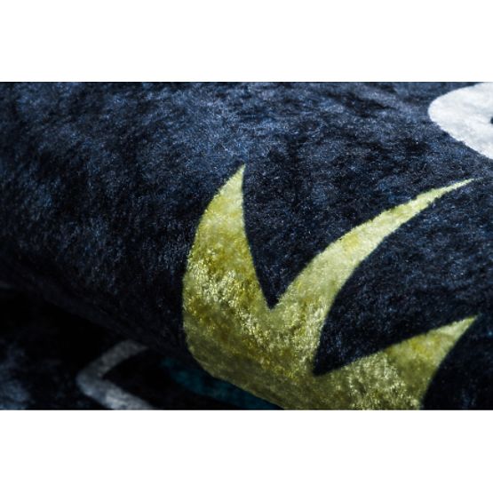 JUNIOR 52069.801 Washing Mat Space Rocket for Kids Anti-Slip - Black