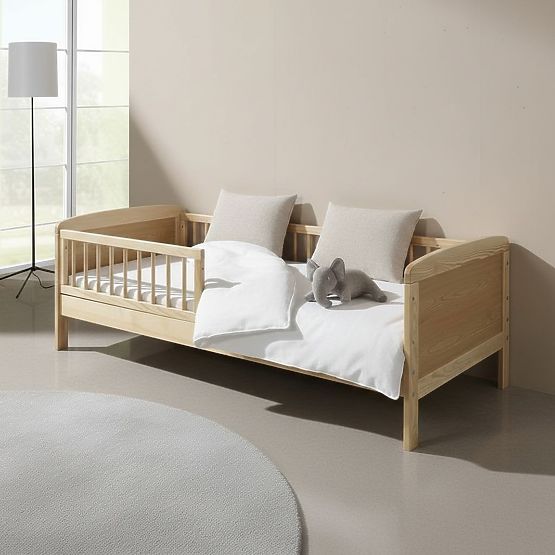 Junior Children's Bed Natural 140x70 cm