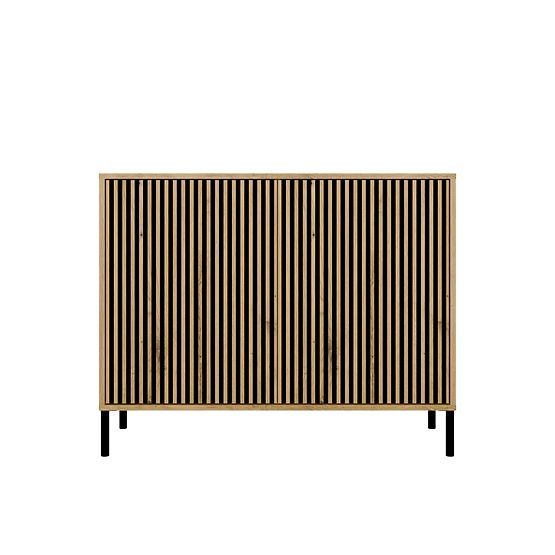 KAMARO 2D SLIM ARTISAN OAK Grooved Front Sideboard