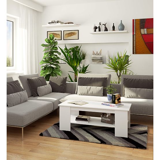 KAMI WHITE COFFEE TABLE