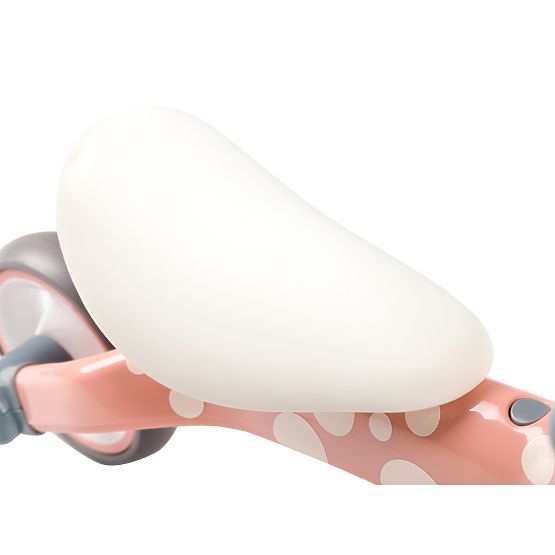 Kickback scooter Mini - pink with white polka dots
