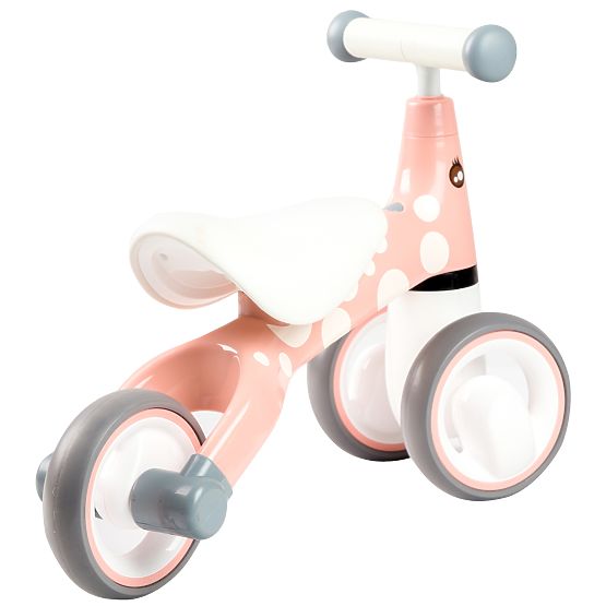 Kickback scooter Mini - pink with white polka dots