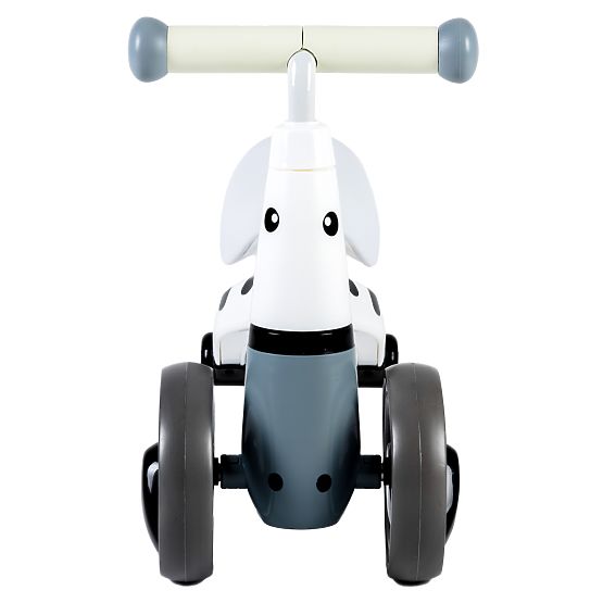 Kickback scooter Mini - white with black strips