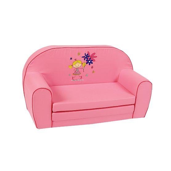 Kids' sofa Little girl - pink