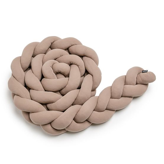knitted bumper - brown