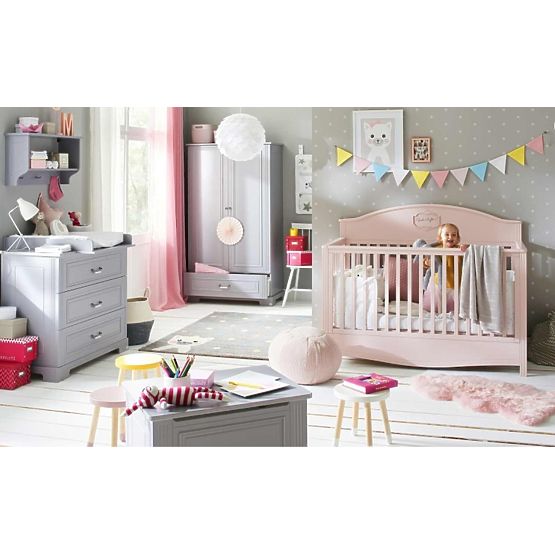 Chest of 4 drawers Ines Grey