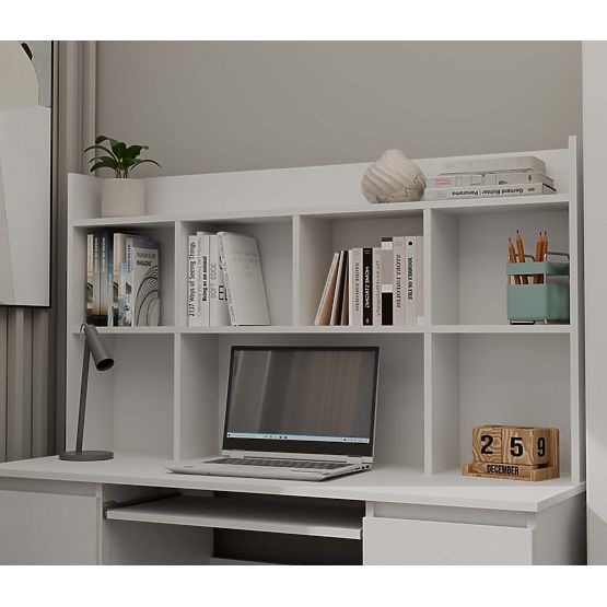 KUBA Desk + Top Unit Set WHITE