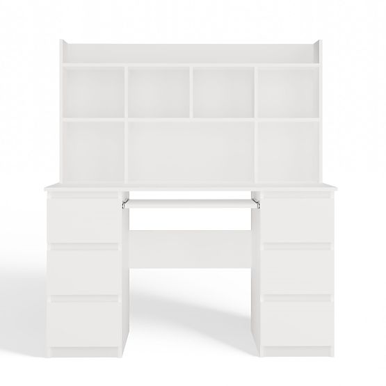 KUBA Desk + Top Unit Set WHITE
