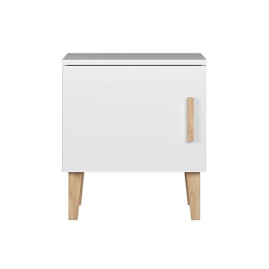 KUBI bedside table - white