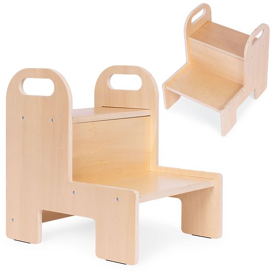 Kitchen Helper Step Stool for Children Plywood ECOTOYS