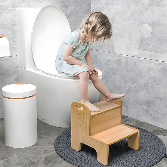 Kitchen Helper Step Stool for Children Plywood ECOTOYS