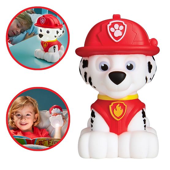Lampička with flashlight Paw Patrol - Marshall