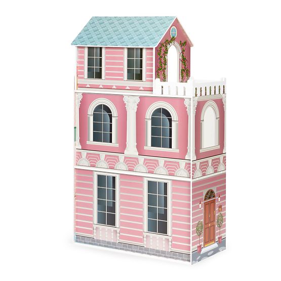 Large Dollhouse with Furniture Set ECOTOYS