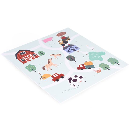 Large EVA Foam Mat for Children Farm 90.5x90.5 cm 21 pcs ECOTOYS
