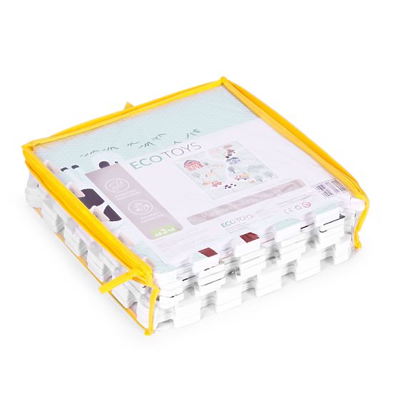 Large EVA Foam Mat for Children Farm 90.5x90.5 cm 21 pcs ECOTOYS