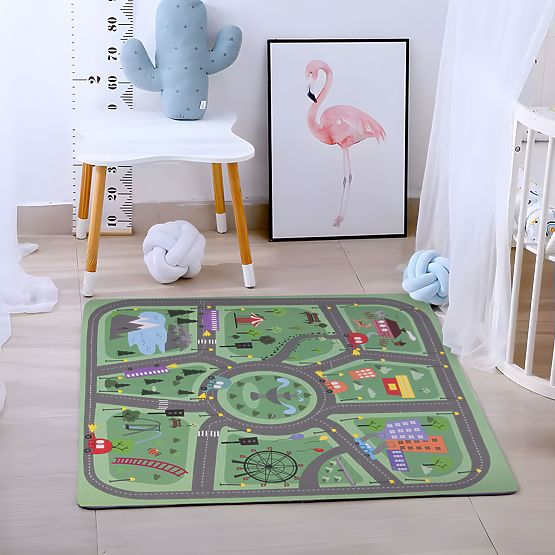 Large Foam Mat EVA for Children City 90.5x90.5 cm 21 pcs ECOTOYS