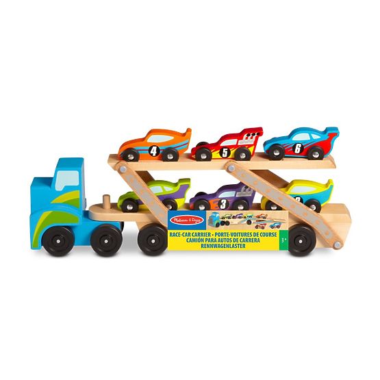 Large Truck with Racing Cars