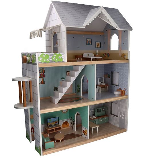 Large Wooden Dollhouse