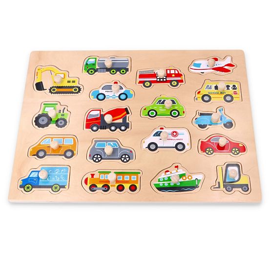Large Wooden Puzzle Transport
