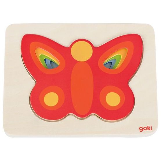 Layered Butterfly Puzzle