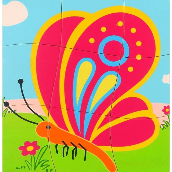 Layered Puzzle Butterfly