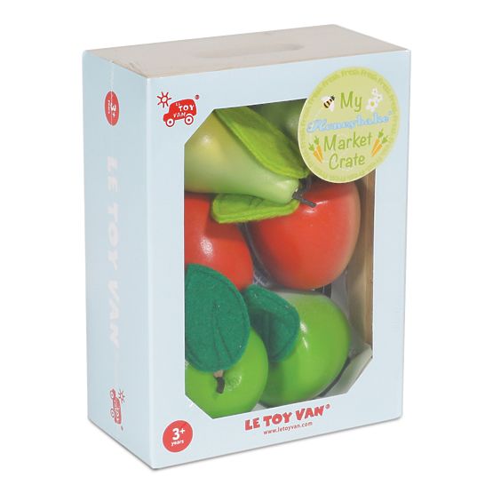 Le Toy Van Crate with apples and pears