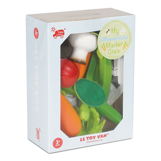 Le Toy Van Crate with vegetables