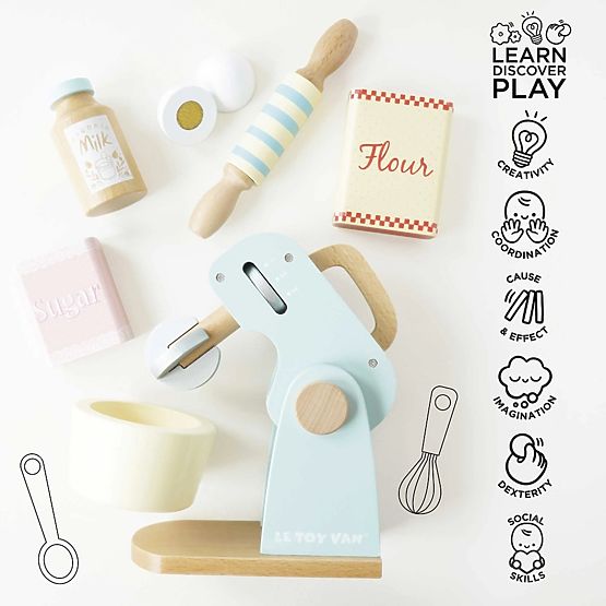 Le Toy Van Kitchen mixer with accessories