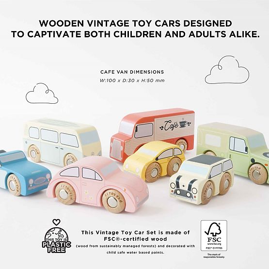 Le Toy Van Vintage Car Set