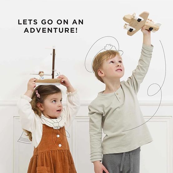 Le Toy Van Wooden Airplane