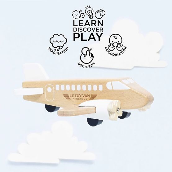 Le Toy Van Wooden Airplane